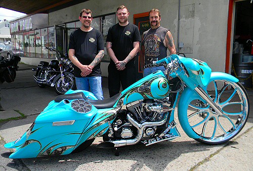 Custom 30 Inch Bagger Motorcycle Build Dirty 30 - By Iron Hawg Custom Cycles