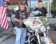Military Tribute Bike, Custom Painted Motorcycle with Military Tribute Theme