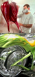 Custom Motorcycle Paint & Graphics PA - Powder Coating Motorcycles PA - Custom Powder Coating In-House