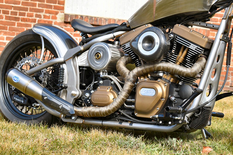 Custom Bobber Motorcycle Build - The Bare Metal Jacket Bobber
