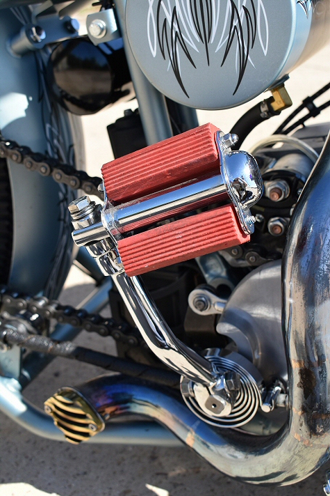 Bobber Build Custom Kickstart Pedal Setup