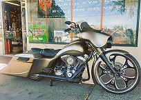 Custom Bagger Build Pennsylvania - Bernies Bagger By Iron Hawg Custom Motorcycles Pennsylvania