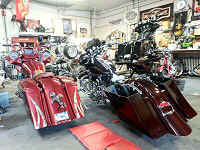 Custom Bagger Motorcycle Builders Pennsylvania Iron Hawg Custom Cycles