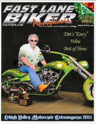 Custom Chopper Envy Wins Best Of Show and Featured In Fast Lane Biker Magazine