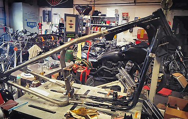 Hardtail Motorcycle Frame Modifications - Custom Hardtail Fabrication Modification - We Can Hardtail Anything!
