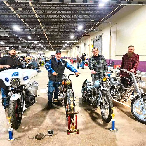 35th Harrisburg Fall Motorcycle Swap Meet & Show Nov 29th 2022 Iron Hawg Wins Big