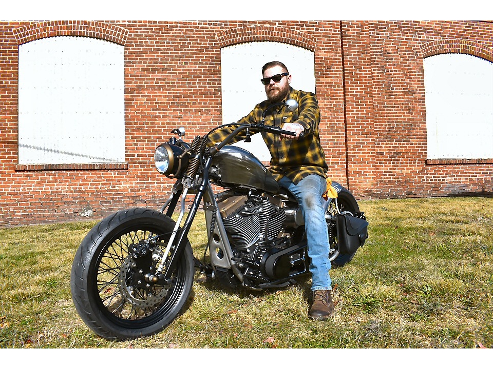 Custom Bobber Build "Bare Metal Jacket" by Iron Hawg Custom Cycles Ph. 570.455.7988 - 640 W. 15th St. Hazleton, PA 18201