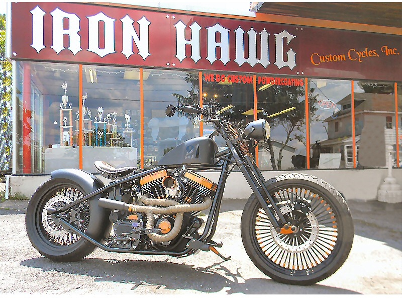 Custom Bobber Motorcycle Build - The Blitzkrieg Bobber,Custom